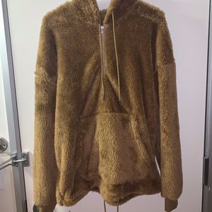 Women's BROWN Jacket/Sweater Medium (never worn)